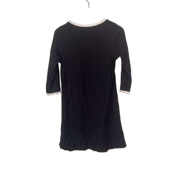 Kate Spade New York Eat Cake for Breakfast Black Sleep Shirt Size Medium - Picture 4 of 5